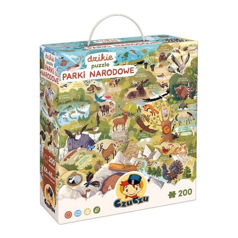 ⁨Puzzle Dzikie puzzle - Parki Narodowe 200 elementów⁩ w sklepie Wasserman.eu