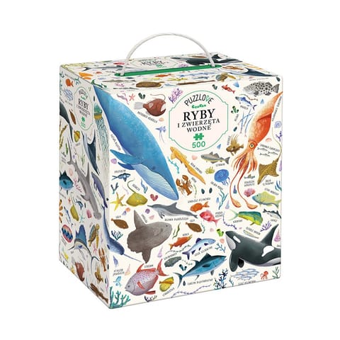 ⁨Puzzle Puzzlove Fish and aquatic animals 500 pcs⁩ at Wasserman.eu