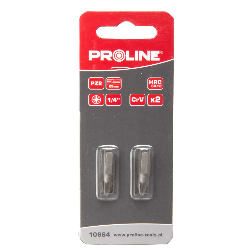 ⁨Tip 1/4" pz1 l=25mm 2pcs. s2 proline blister⁩ at Wasserman.eu