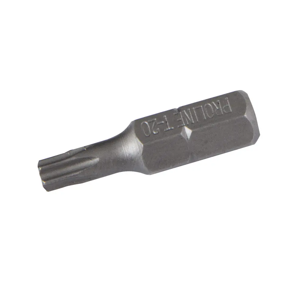 ⁨Tip 1/4" torx with hole t6, l=25mm, pcs.10 proline [p]⁩ at Wasserman.eu