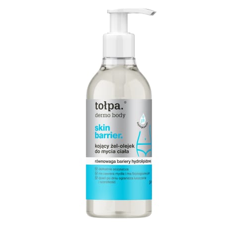 ⁨TOŁPA Dermo Body Skin Barrier Kojący Żel-olejek do mycia ciała - odbudowa bariery hydrolipidowej 300 ml⁩ w sklepie Wasserman.eu