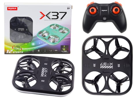 ⁨Zdalnie Sterowany Dron RC X37 Syma Czarny⁩ w sklepie Wasserman.eu