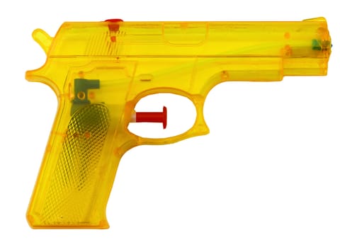 ⁨Pistolet Na Wodę Mały Plastikowy Żółty 15 cm x 10,5 cm⁩ w sklepie Wasserman.eu