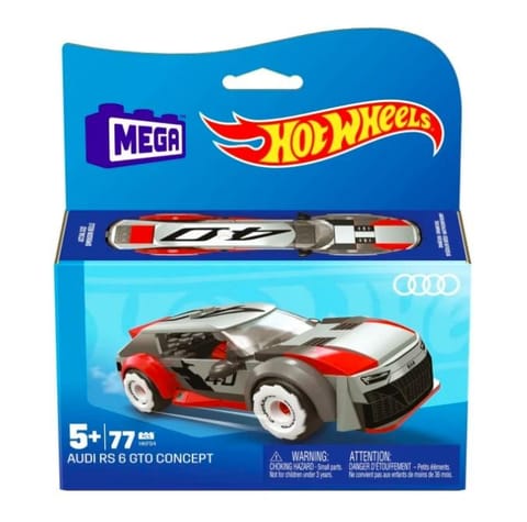 ⁨Zestaw konstrukcyjny Hot Wheels Audi RS6⁩ w sklepie Wasserman.eu