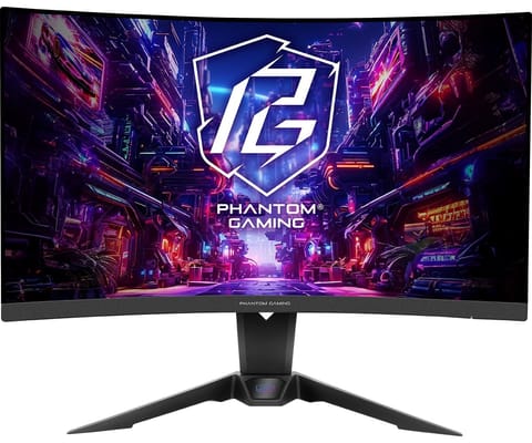 ⁨Asrock PG27QRT2A Phantom Gaming computer monitor 68.6 cm (27") 2560x1440 px QHD Black⁩ at Wasserman.eu