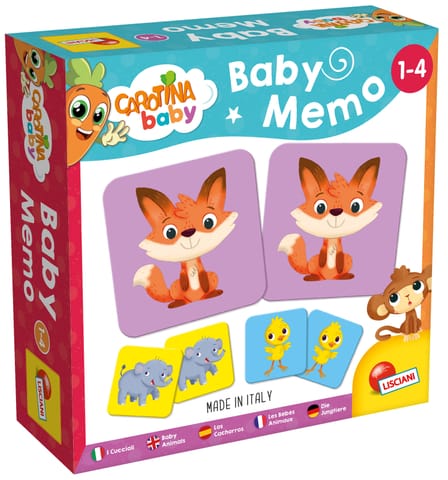 ⁨Game Carotina Baby Memo Animals⁩ at Wasserman.eu