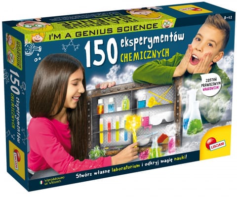 I'm a Genius 150 chemicznych doświadczeń 66377 LISCIANI chemia doświadczenie w sklepie Wasserman.eu