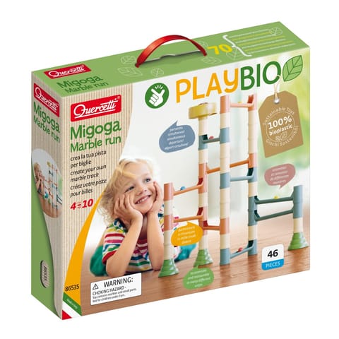 ⁨QUERCETTI PLAYBIO MIGOGA MARBLE RUN 86535 BALL TRACK - 46 ELEMENTS⁩ at Wasserman.eu