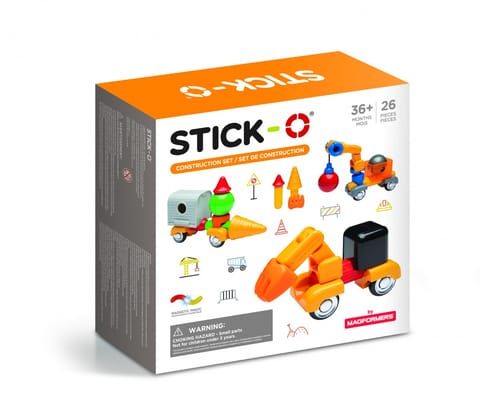 ⁨MAGFORMERS STICK-O 005-902004 CONSTRUCTION SET - 26 ELEMENTS⁩ at Wasserman.eu