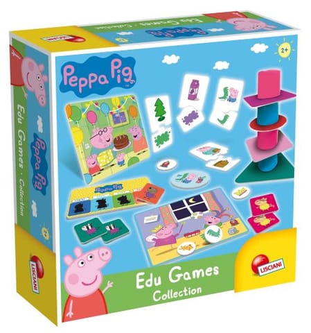 ⁨LISCIANI PEPPA PIG MOJA PIERWSZA KOLEKCJA GIER EDUKACYJNYCH⁩ w sklepie Wasserman.eu