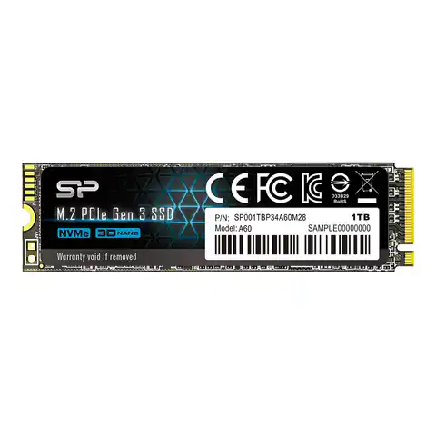 ⁨A60 1TB PCIE M.2 NVMe 2200/1600MB/s SSD⁩ at Wasserman.eu