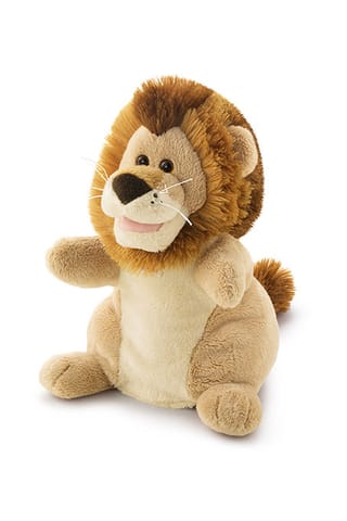 ⁨Puppet Lion TRUDI⁩ at Wasserman.eu