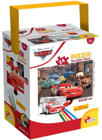 ⁨LISCIANI PUZZLE W TUBIE MINI 24 EL.  AUTA⁩ w sklepie Wasserman.eu