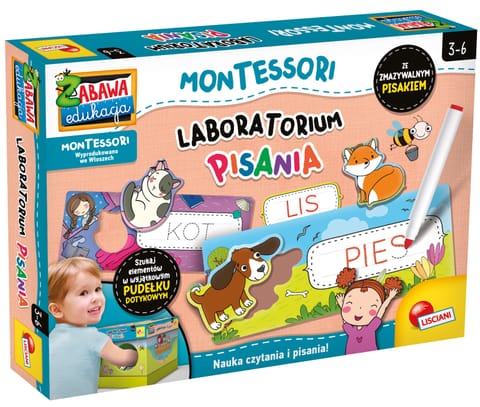 ⁨LISCIANI MONTESSORI LABORATORIUM PISANIA.⁩ w sklepie Wasserman.eu