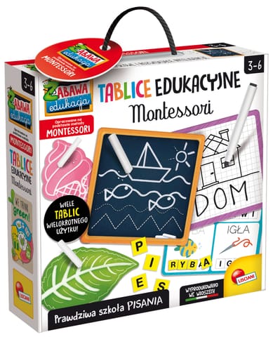 LISCIANI MONTESSORI TABLICE EDUKACYJNE w sklepie Wasserman.eu