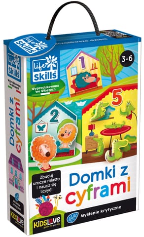 ⁨LISCIANI LIFE SKILLS DOMKI Z CYFRAMI⁩ w sklepie Wasserman.eu