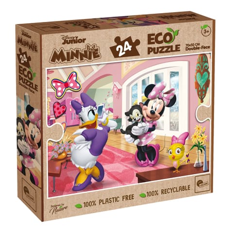 ⁨LISCIANI DISNEY PUZZLE EKO DWUSTRONNE MINNIE 24 EL.⁩ w sklepie Wasserman.eu