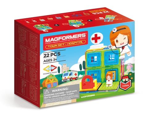 ⁨MAGFORMERS TOWN SET- Hospital 22el 717006⁩ at Wasserman.eu