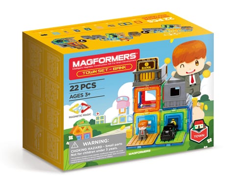 ⁨MAGFORMERS TOWN SET- BANK 22 EL.⁩ w sklepie Wasserman.eu