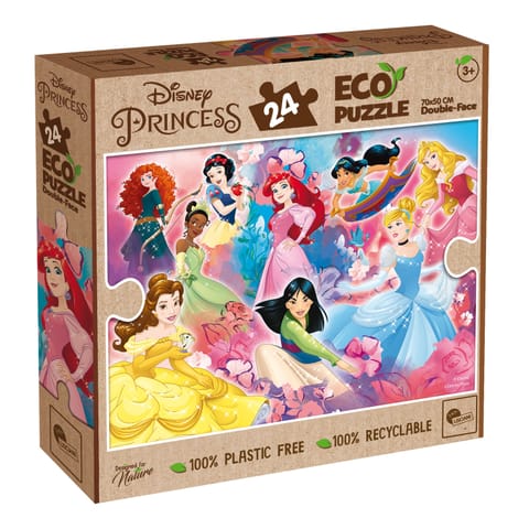 ⁨LISCIANI DISNEY PUZZLE EKO DWUSTRONNE PRINCESS 24 EL.⁩ w sklepie Wasserman.eu