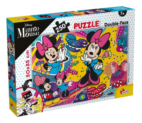 ⁨LISCIANI PUZZLE DWUSTRONNE MINNIE 250 ELEMENTÓW⁩ w sklepie Wasserman.eu