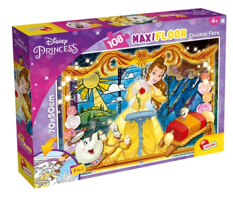 ⁨LISCIANI DISNEY PUZZLE DWUSTRONNE MAXI PODŁOGOWE 108 EL.⁩ w sklepie Wasserman.eu