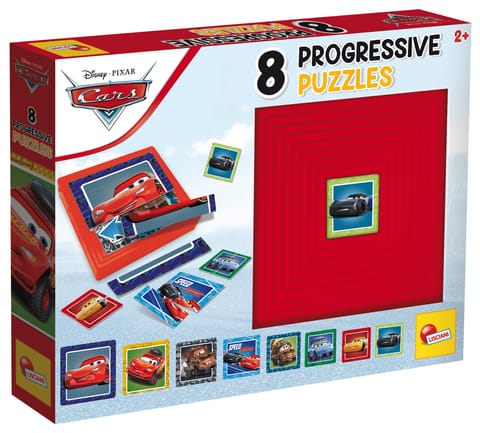 ⁨LISCIANI PUZZLE PROGRESYWNE 8 CARS⁩ w sklepie Wasserman.eu