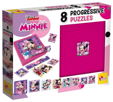 ⁨LISCIANI PUZZLE PROGRESYWNE 8 MINNIE⁩ w sklepie Wasserman.eu