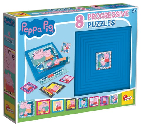 ⁨LISCIANI PUZZLE PROGRESYWNE 8 PEPPA PIG⁩ w sklepie Wasserman.eu