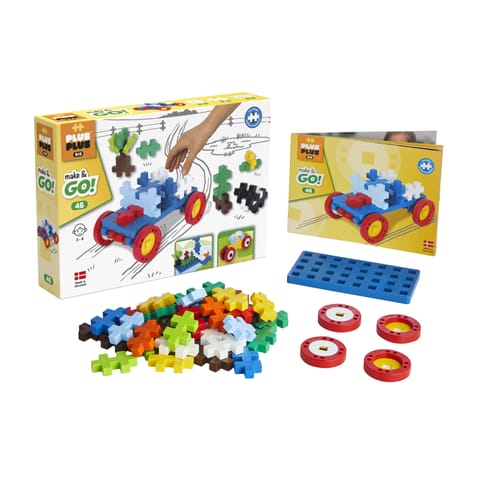 ⁨PLUS-PLUS BIG MAKE & GO! - 45 ELEMENTÓW⁩ w sklepie Wasserman.eu