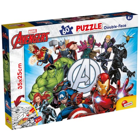 ⁨LISCIANI MARVEL PUZZLE DF M-PLUS 60 AVENGERS⁩ w sklepie Wasserman.eu