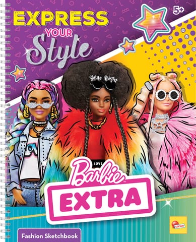 ⁨LISCIANI BARBIE SKETCH BOOK EXPRESS YOUR STYLE⁩ w sklepie Wasserman.eu