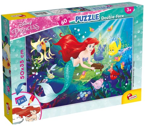 ⁨LISCIANI PUZZLE DF PLUS 60 LITTLE MERMAID⁩ w sklepie Wasserman.eu