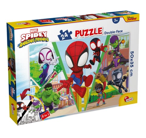 ⁨LISCIANI MARVEL PUZZLE DF PLUS 24 SPIDEY - LET"S CHALLENGE⁩ w sklepie Wasserman.eu