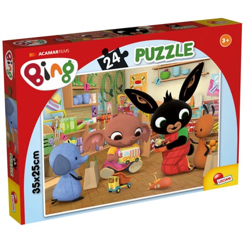 ⁨LISCIANI BING PUZZLE M-PLUS 24 - AT THE SUPERMARKET!⁩ w sklepie Wasserman.eu