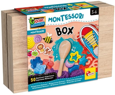 ⁨LISCIANI MONTESSORI BOX 50 AKTYWNOŚCI.⁩ w sklepie Wasserman.eu