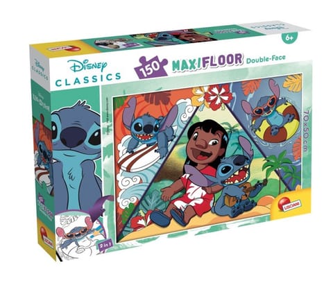 ⁨LISCIANI PUZZLE DF MAXIFLOOR 150 LILO & STITCH⁩ w sklepie Wasserman.eu