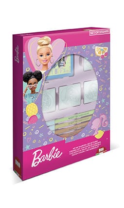 ⁨MULTIPRINT BARBIE PIECZĄTKI BOX 4 SZT⁩ w sklepie Wasserman.eu