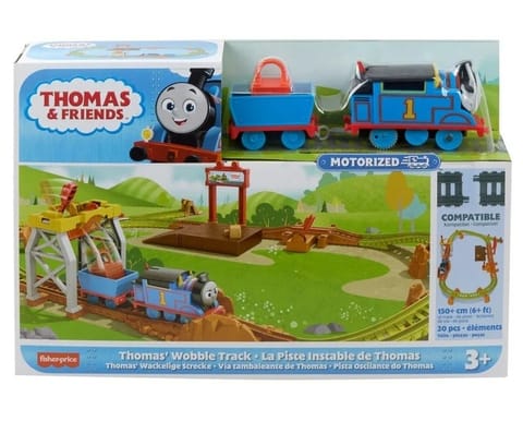 ⁨Set with a motorized locomotive Thomas and Friends, Thomas⁩ at Wasserman.eu