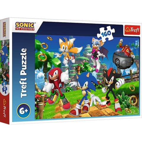 ⁨Puzzle 160 elementów Sonic i przyjaciele⁩ w sklepie Wasserman.eu