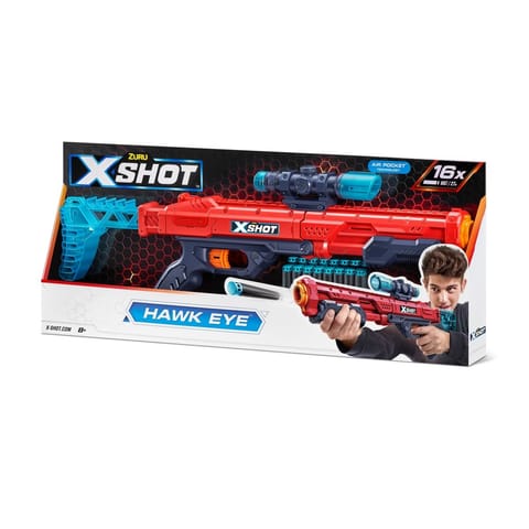 ⁨X-SHOT-EXCEL Hawk Eye (16 Darts) orange⁩ at Wasserman.eu