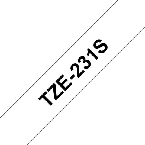 ⁨Brother Tze-231S Label-Making Tape⁩ w sklepie Wasserman.eu