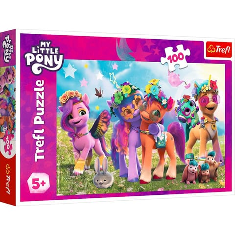 ⁨Puzzle 100 elementów Zabawne Kucyki My Little Pony⁩ w sklepie Wasserman.eu