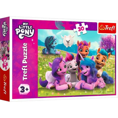 ⁨Puzzle 30 elements Friendly ponies My Little Pony⁩ at Wasserman.eu