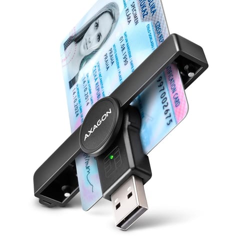 ⁨CRE-SMPA USB smart card reader / ID reader⁩ at Wasserman.eu