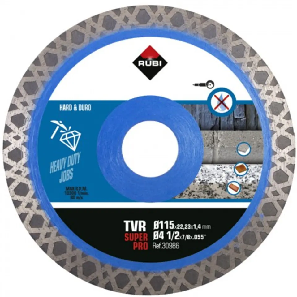 ⁨TARCZA TURBO VIPER - TVR SUPERPRO 115MM⁩ w sklepie Wasserman.eu