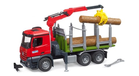 Ciężarówka Mercedes Benz Arocs z dźwigiem do przewozu drewna + 3 kłody w sklepie Wasserman.eu