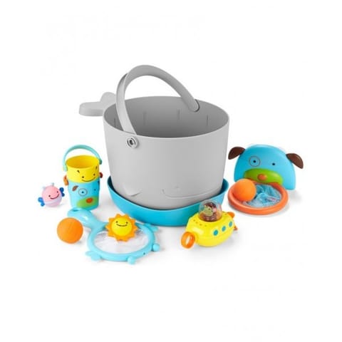 ⁨Moby Fun-Filled Bath Bucket Set⁩ at Wasserman.eu