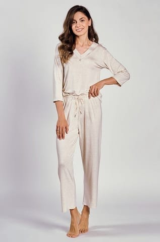 ⁨Piżama Haria 3245 Jasny Beż (Rozmiar L)⁩ w sklepie Wasserman.eu