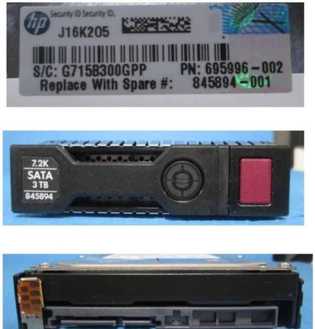 ⁨Hewlett Packard Enterprise DRV HD 3TB 6G 7.2K 3.5 SATA⁩ w sklepie Wasserman.eu